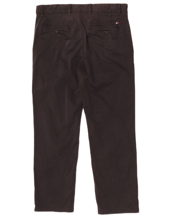 Tommy Hilfiger Calça Chino Masculina Reta W30 L26 Algodão Preto