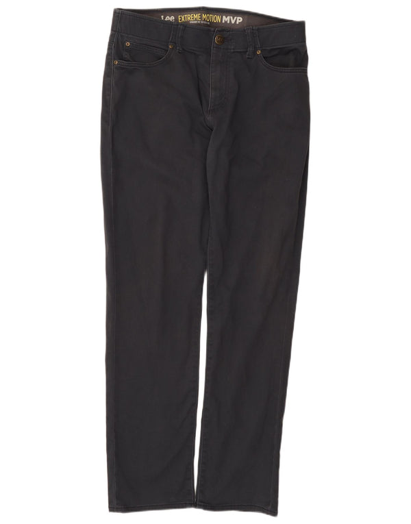 Calça casual masculina Lee Extreme Motion reta cônica W33 L32 cinza