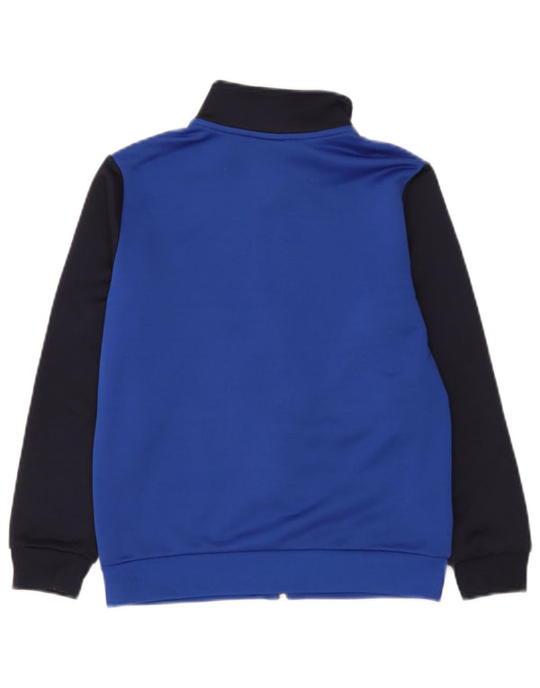 Jaqueta Adidas Boys Graphic Tracksuit Top 9-10 Anos Azul Colorblock