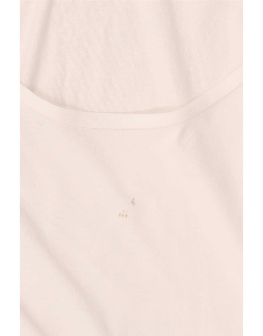 Camiseta feminina Guess UK 8 pequena algodão branco