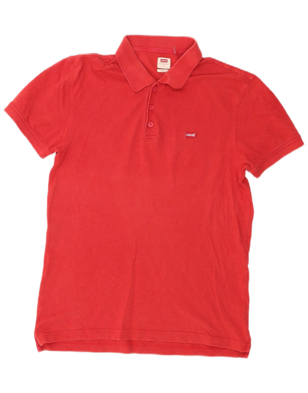 Camisa polo masculina Levi's Standard pequena vermelha