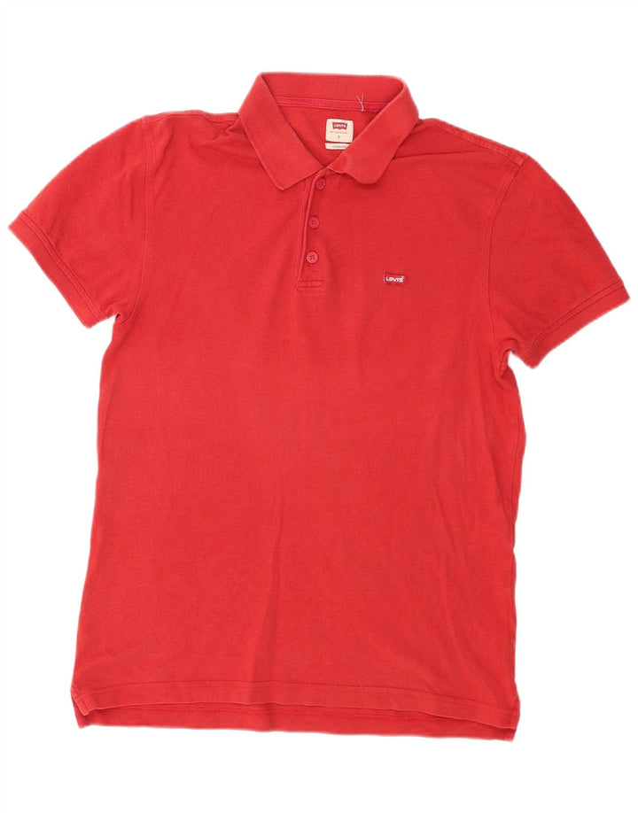 Camisa polo masculina Levi's Standard pequena vermelha