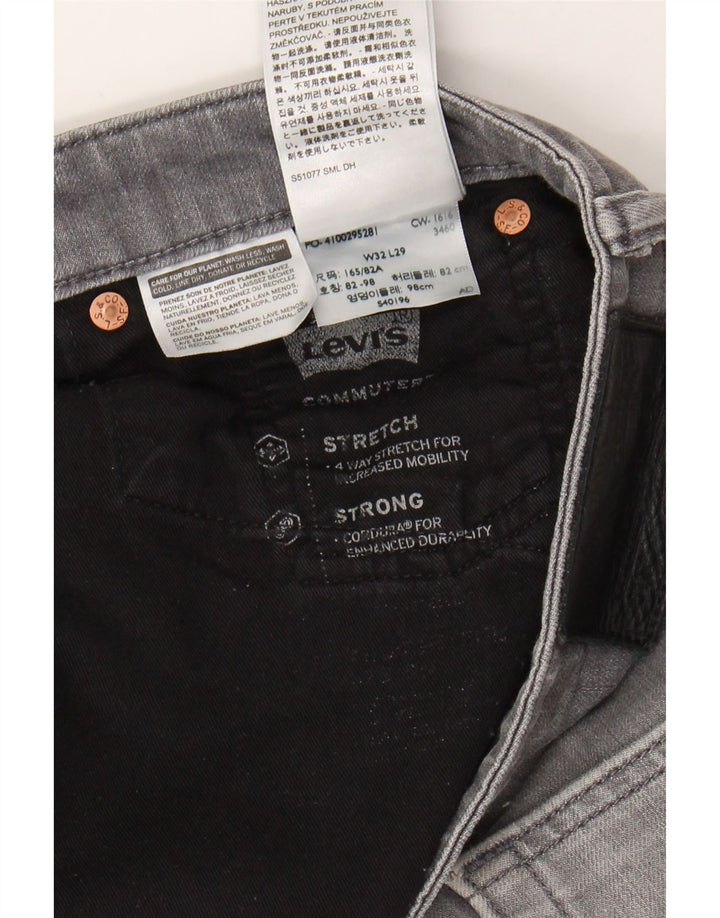LEVI'S Mens Straight Jeans W32 L29 Grey Cotton Vintage Levi's and Second-Hand Levi's from Messina Hembry 