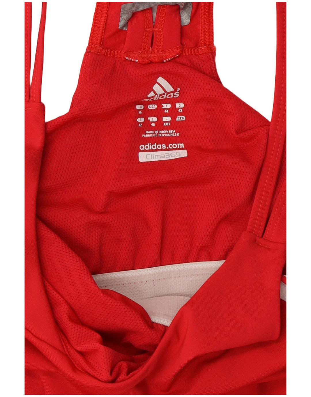 Adidas Clima 365 Vest Top UK 16 Grande Vermelho