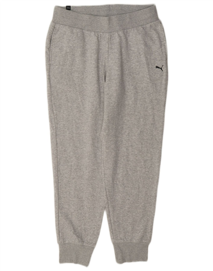 Calça de treino feminina Puma Joggers UK 14 cinza médio