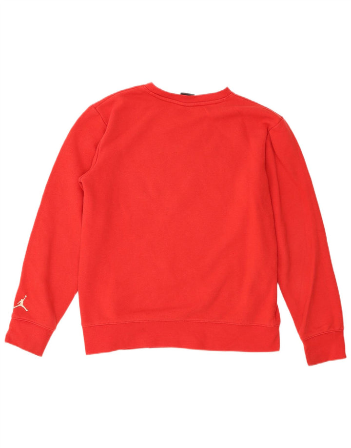 Jordan Boys Graphic Sweatshirt Jumper 13-14 Anos XL Vermelho