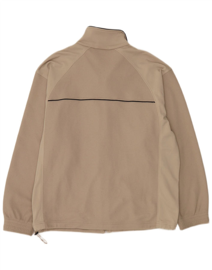 Jaqueta masculina de treino Lotto UK 42/44 XL bege poliéster