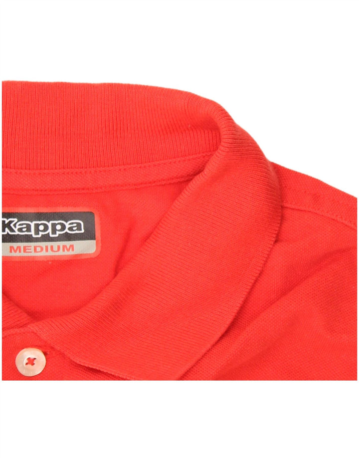 Camisa polo masculina KAPPA de algodão vermelho médio