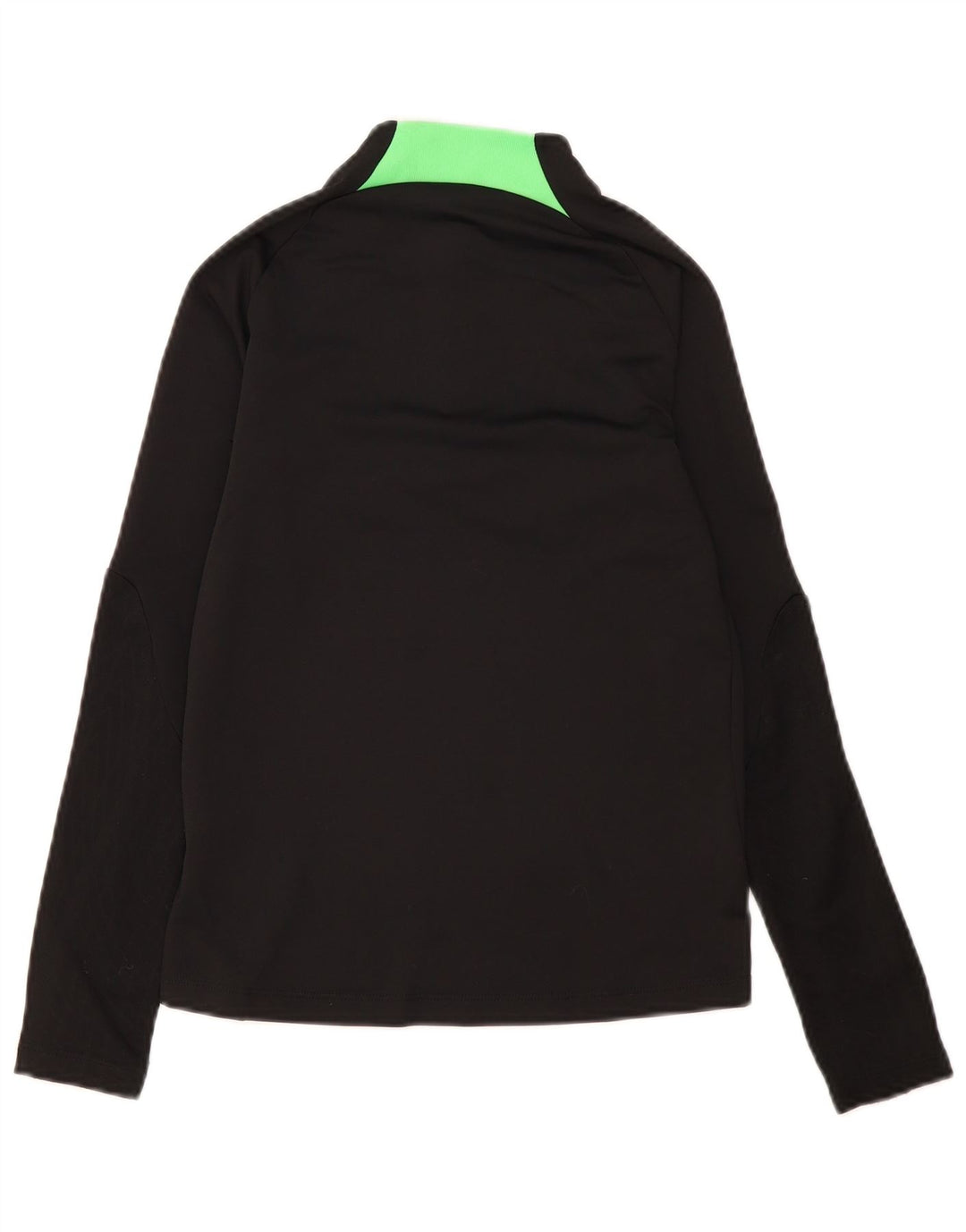 Nike Meninos Zip Neck Pullover Treino Top 10-11 Anos Médio Preto
