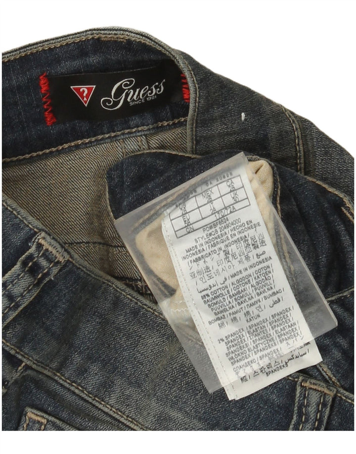 Guess Jeans Bootcut Feminino W30 L33 Azul Algodão