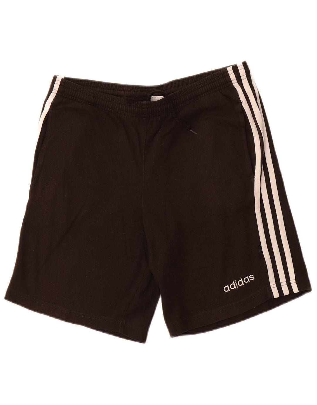 Shorts esportivos masculinos ADIDAS 15-16 anos preto algodão
