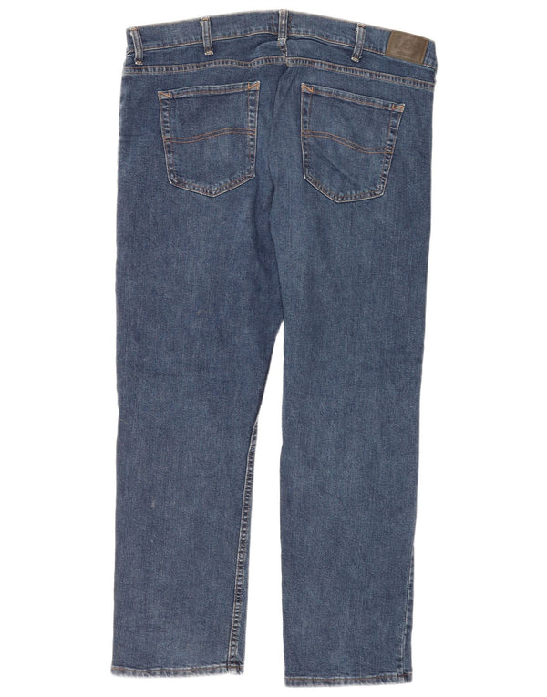 Lee Mens Slim Jeans W38 L30 Azul Algodão