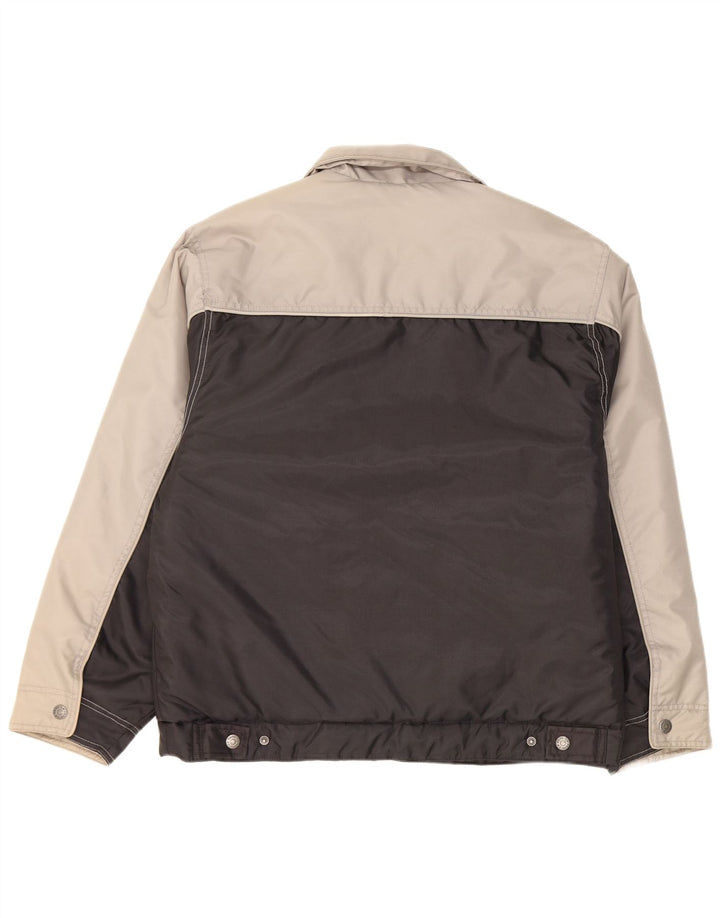 Jaqueta acolchoada masculina Le Frog IT 48/50 poliéster colorblock preto médio