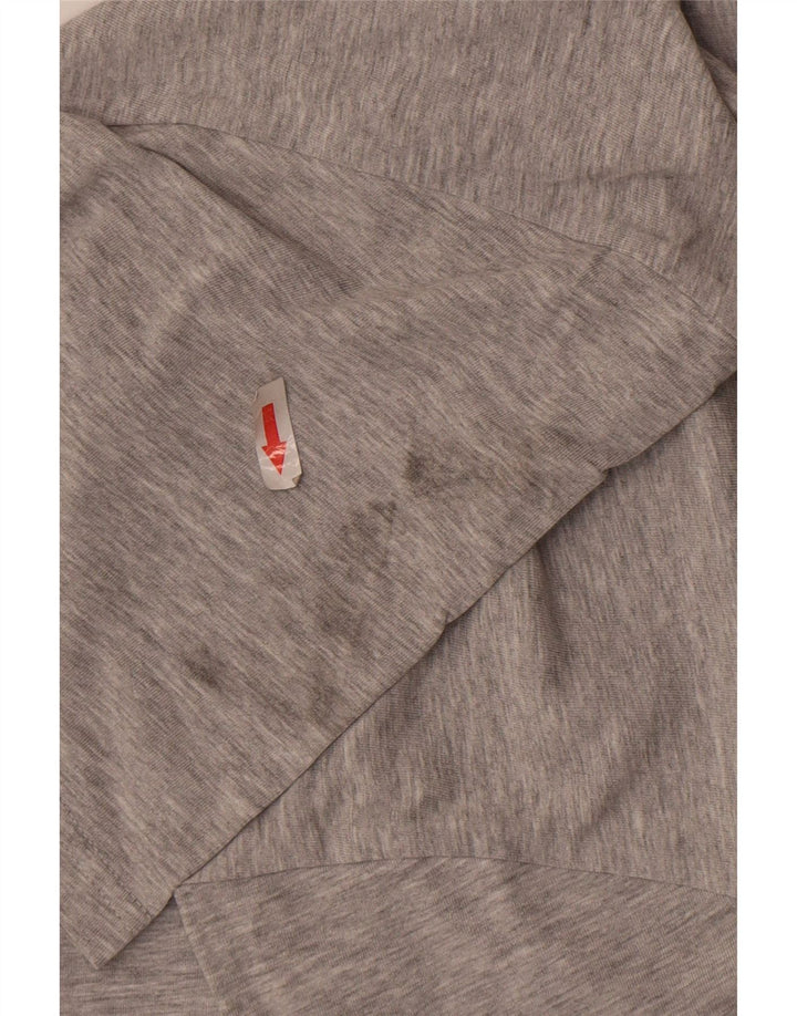 Camiseta masculina Gas Top XL algodão cinza
