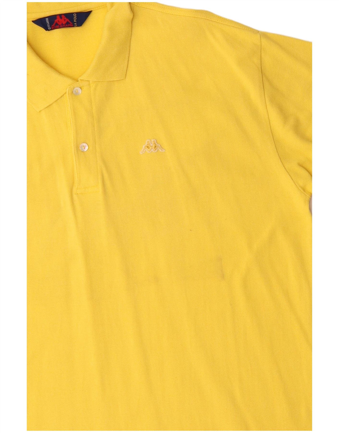 Camisa polo masculina KAPPA 2XL algodão amarelo