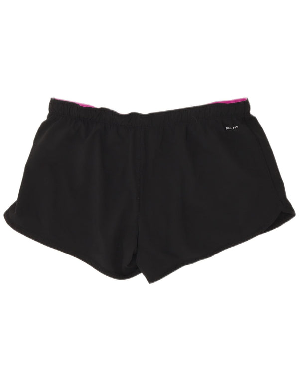 Shorts esportivos femininos Nike Dri Fit UK 18 XL preto poliéster