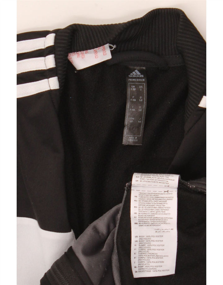 Jaqueta Adidas Meninos Treino Top 9-10 Anos Preto Colorblock Poliéster