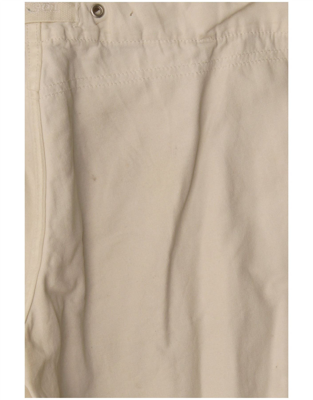Shorts Chino Feminino Diesel W26 Pequeno Algodão Branco