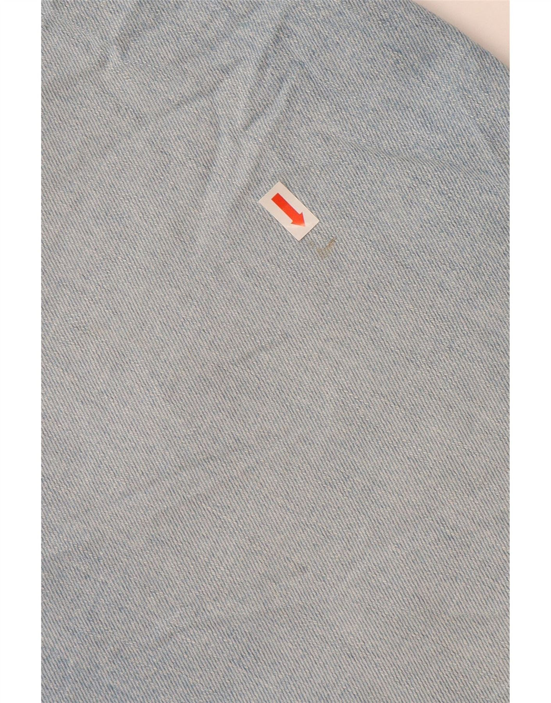 Saia jeans feminina de cintura alta TOMMY HILFIGER EUA 10 grande W30 algodão azul