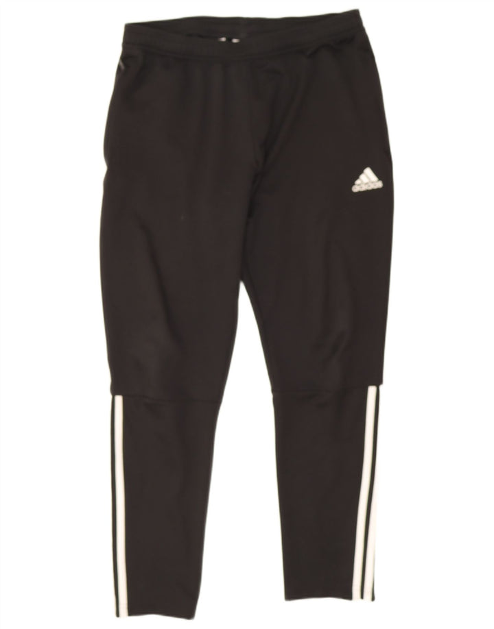 Calça de treino masculina Adidas grande poliéster preto
