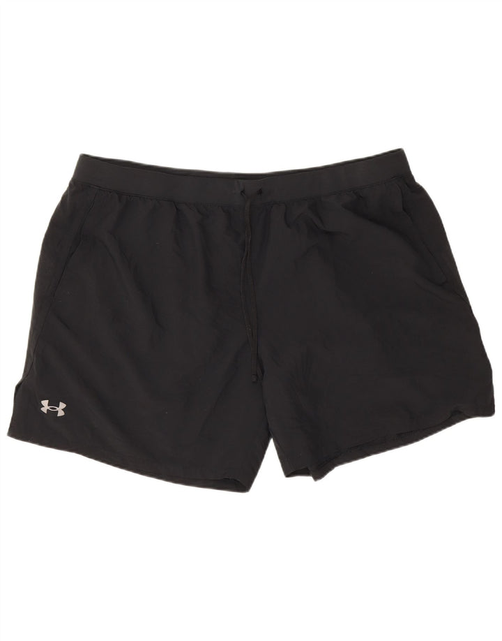Shorts esportivos masculinos Under Armour 3XL poliéster preto