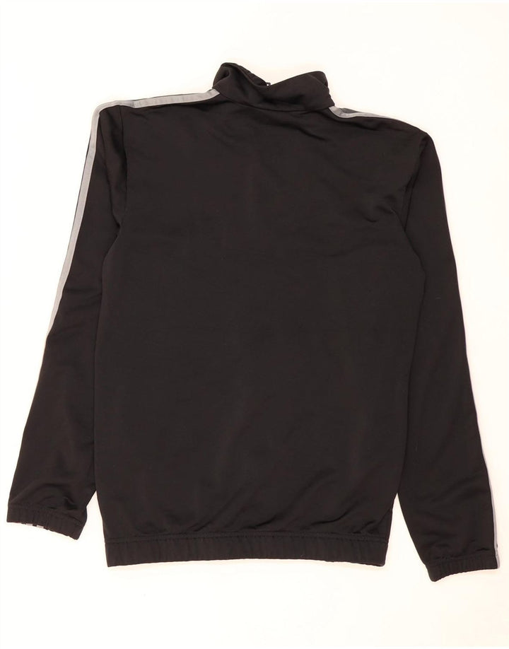Adidas Mens Tracksuit Top Jacket UK 36/38 Pequeno Preto Colorblock Poliéster