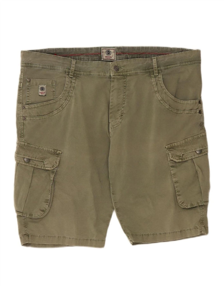 Shorts cargo masculino MARSHALL ANGEL W40 XL algodão cáqui