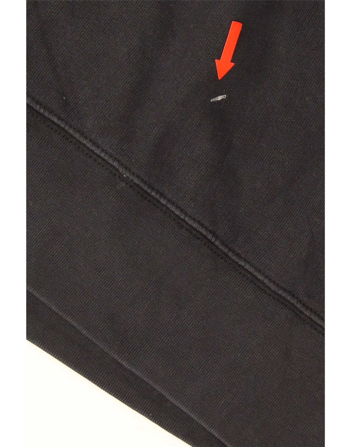 Moletom com capuz gráfico masculino Levi's médio preto algodão
