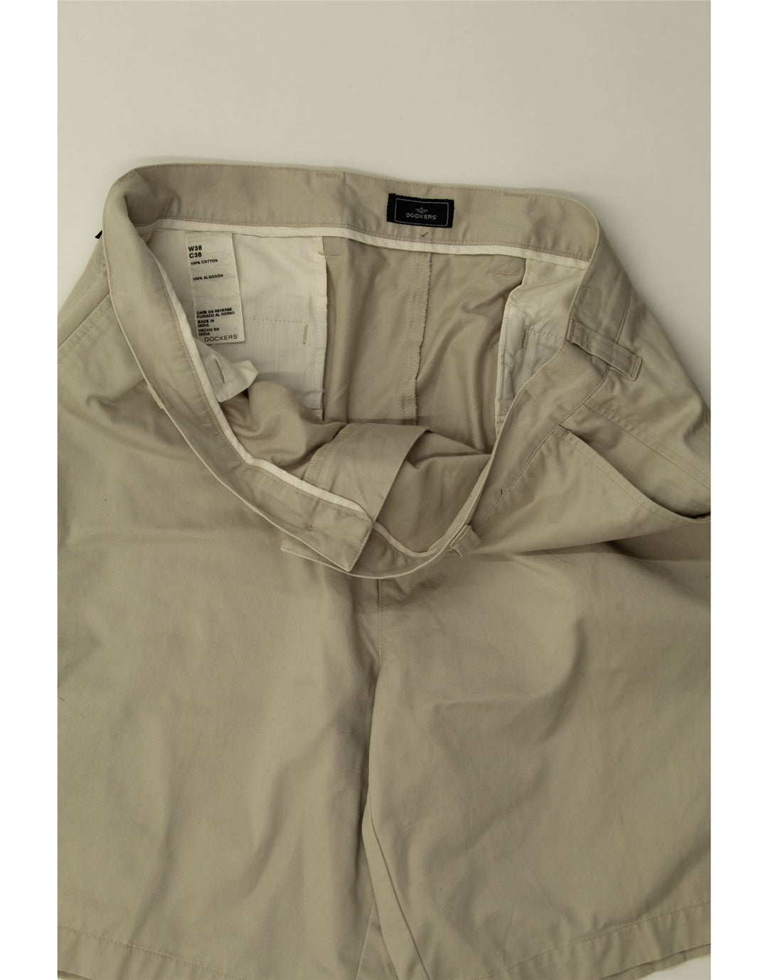 DOCKERS Mens Chino Shorts W38 XL Beige Cotton Vintage Dockers and Second-Hand Dockers from Messina Hembry 