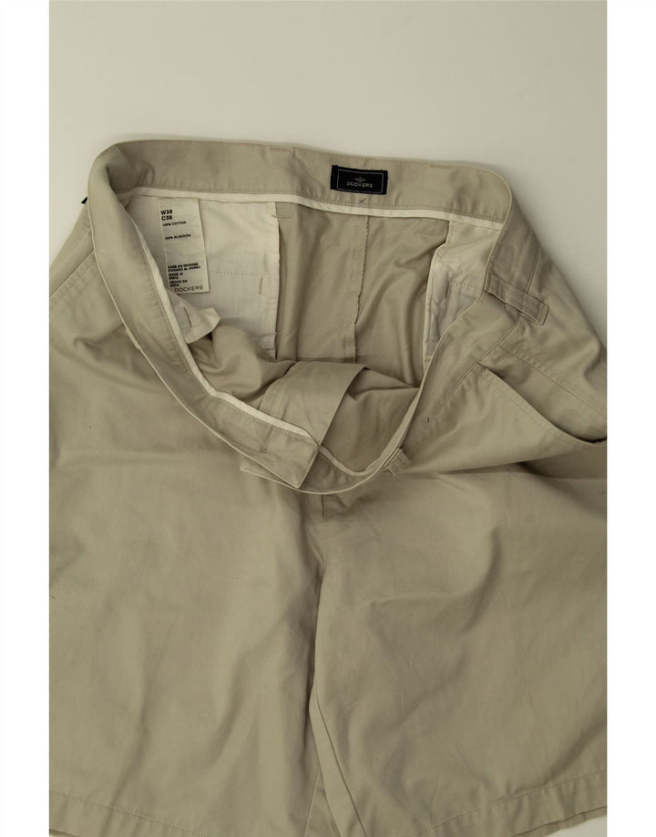 DOCKERS Mens Chino Shorts W38 XL Beige Cotton Vintage Dockers and Second-Hand Dockers from Messina Hembry 