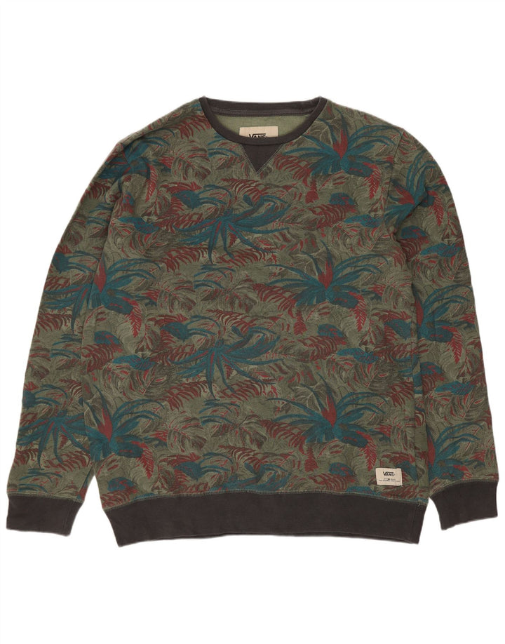 Moletom masculino Vans Jumper pequeno algodão floral multicolorido