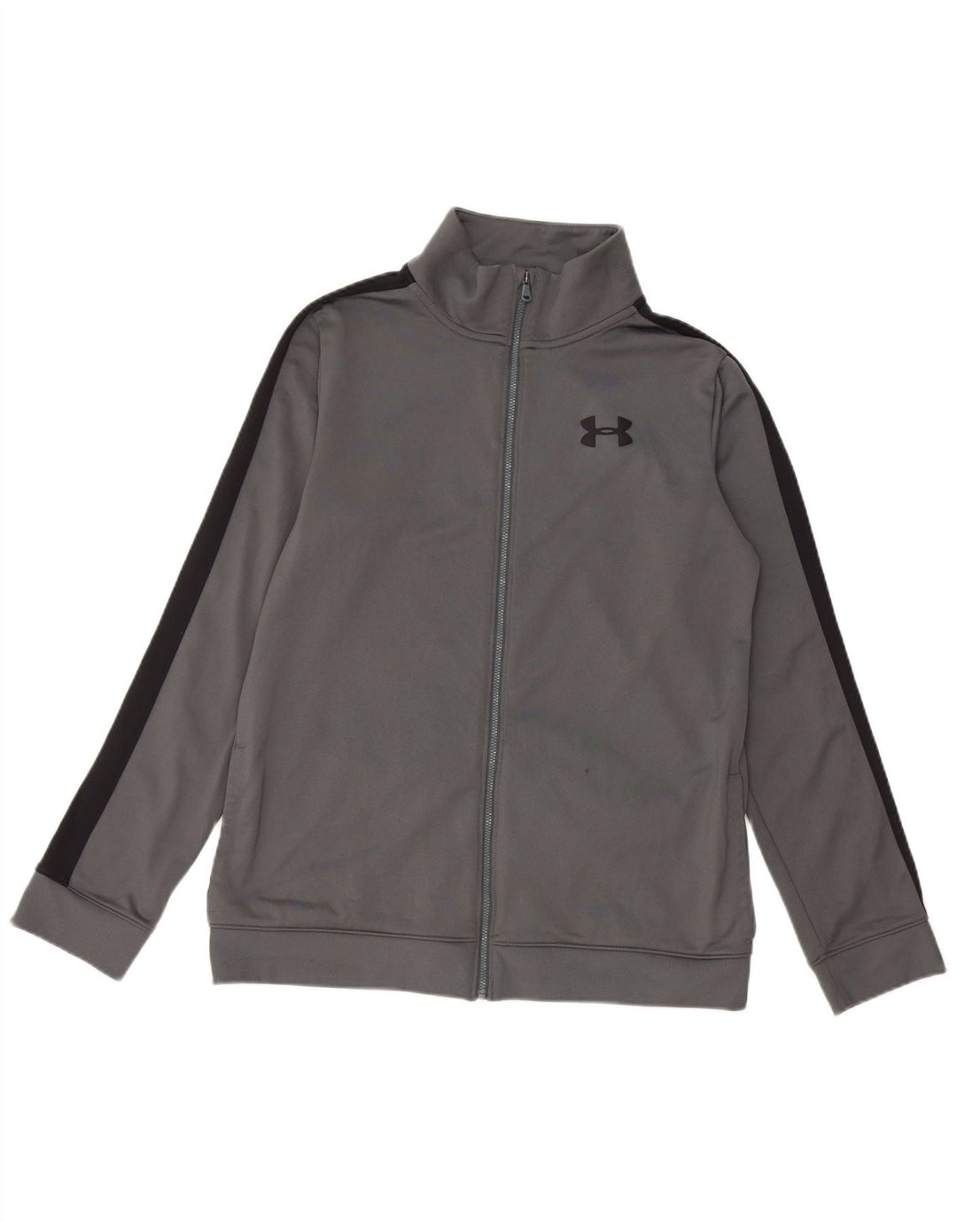 Jaqueta Under Armour Boys Tracksuit Top 13-14 Anos XL Cinza Colorblock