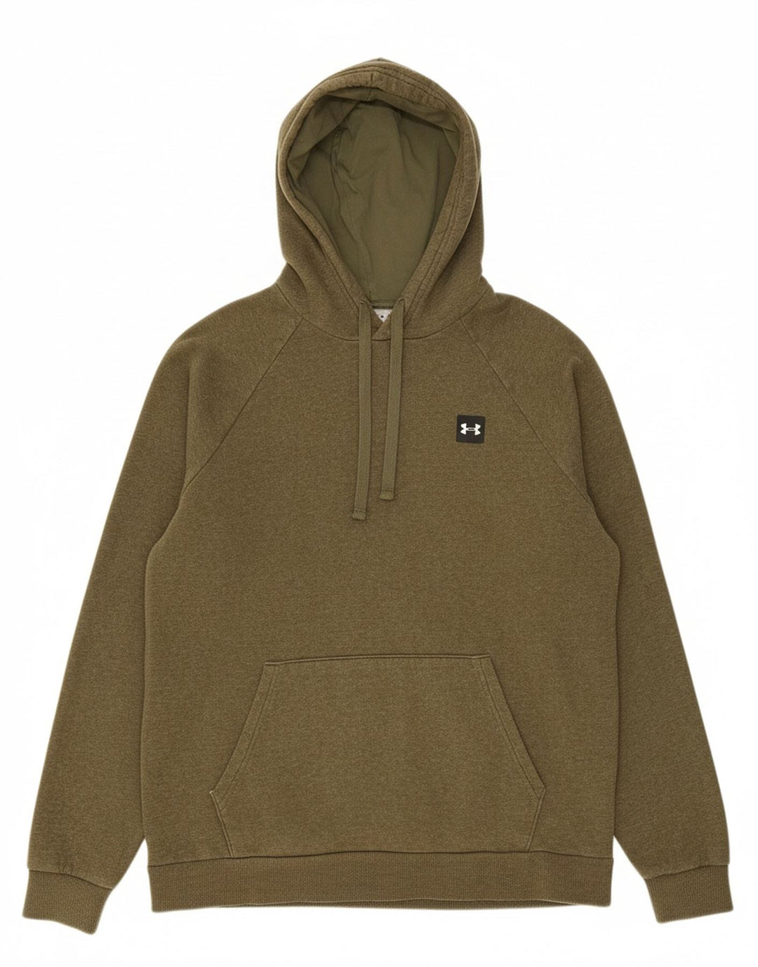 UNDER ARMOUR Mens moletom com capuz médio cáqui