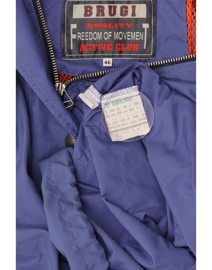 Jaqueta corta-vento oversized feminina Brugi IT 46 grande azul