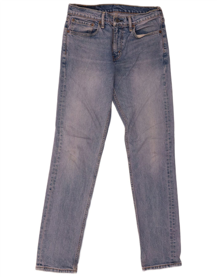 LEVI'S Jeans Slim Masculino W31 L34 Azul Algodão