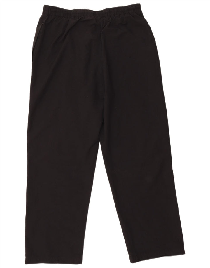 Calça de treino masculina Adidas grande poliéster preto