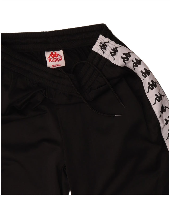 Kappa Mens Graphic Sport Shorts Médio Preto Colourblock Poliéster