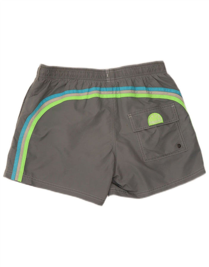 Shorts de natação masculino Sundek poliéster cinza médio
