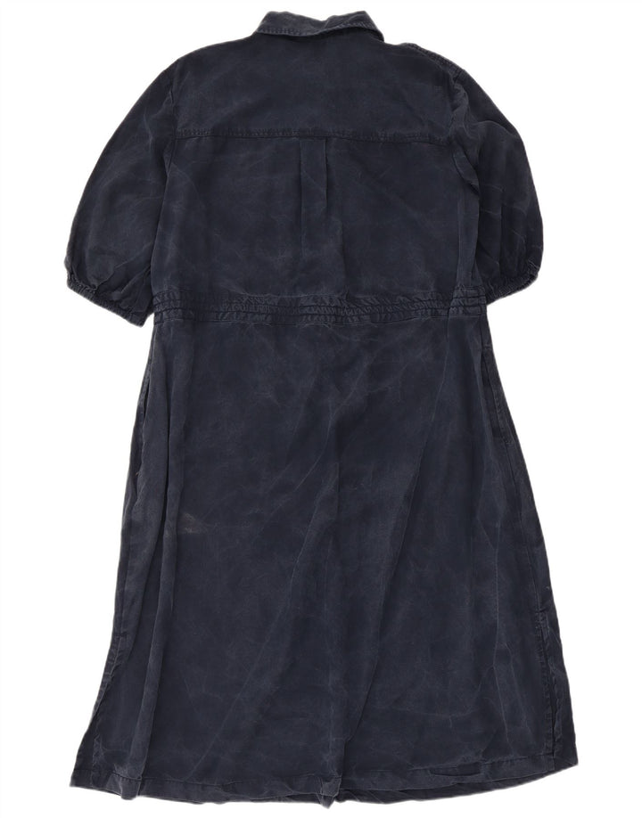 Vestido maxi feminino French Connection UK 14 médio azul marinho Lyocell