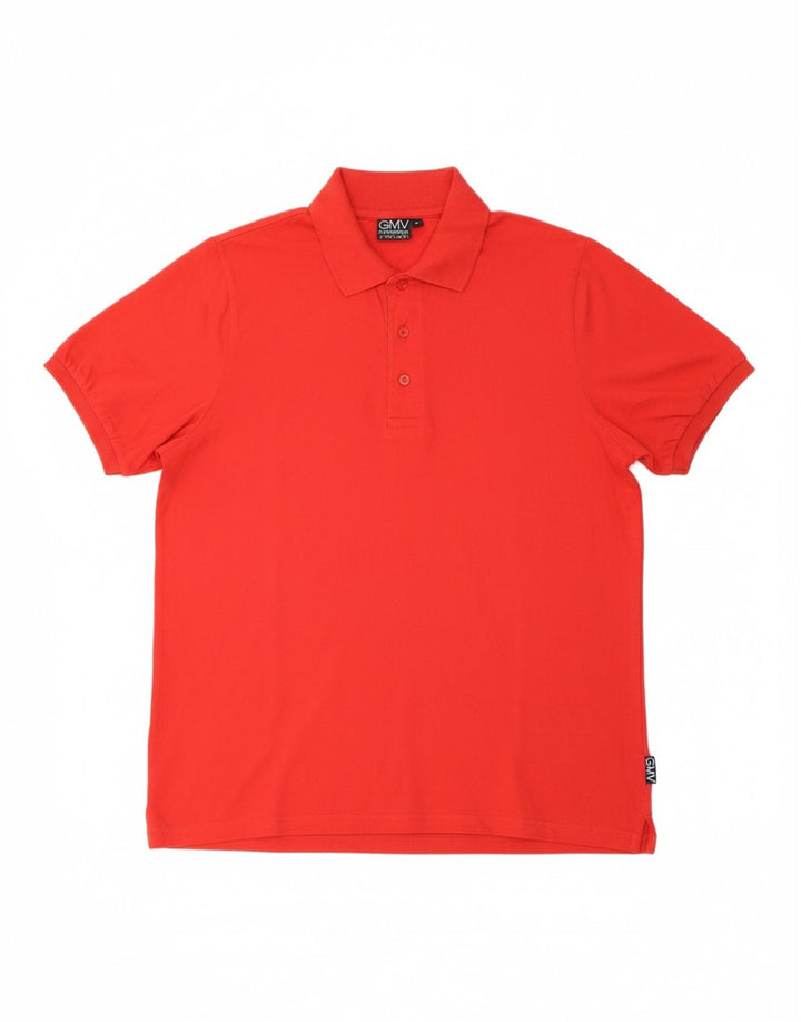 Camisa polo masculina GIANMARCO VENTURI grande algodão vermelho