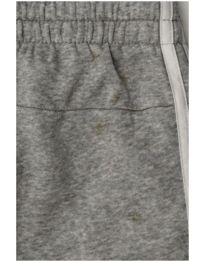 Calça de treino feminina Puma Joggers UK 12/14 cinza médio manchado de algodão