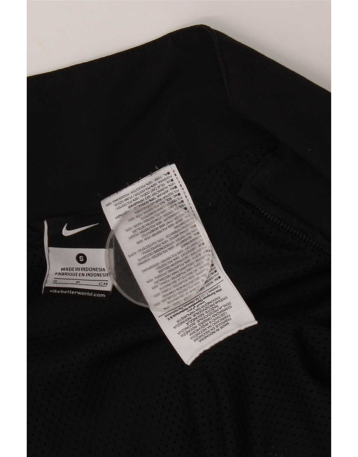 Jaqueta Nike masculina com agasalho gráfico, pequena, preta, colorida, poliéster