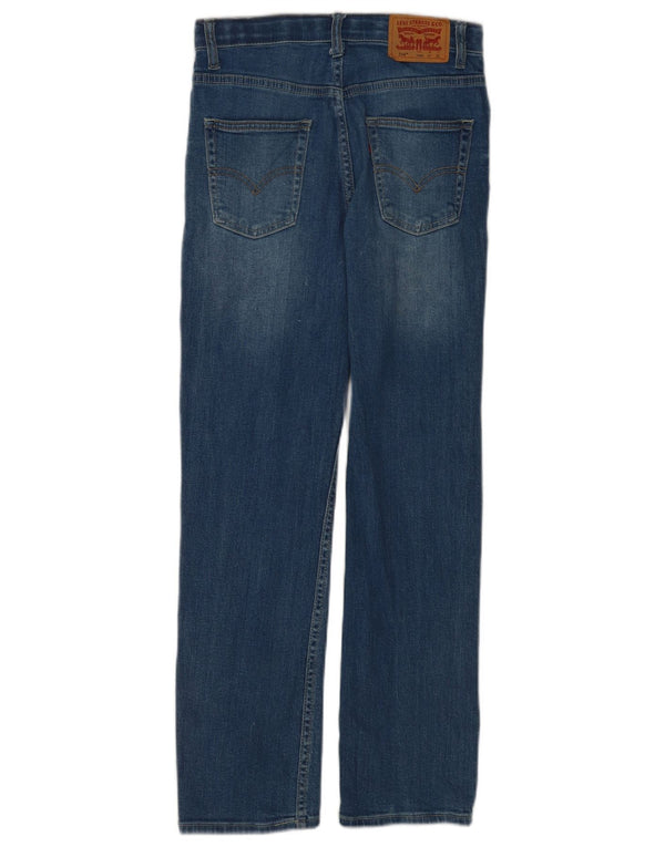 Jeans Levi's 514 Straight para meninas 13-14 anos W27 L29 Azul Algodão