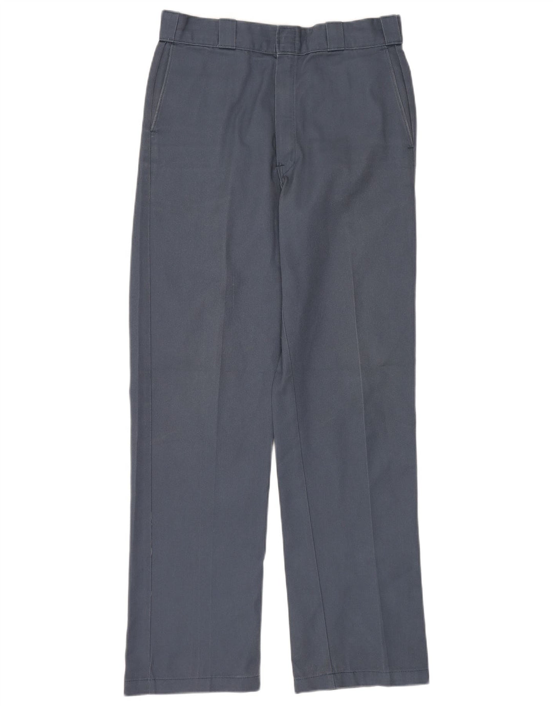 Calça chino reta masculina DICKIES W31 L34 poliéster azul marinho