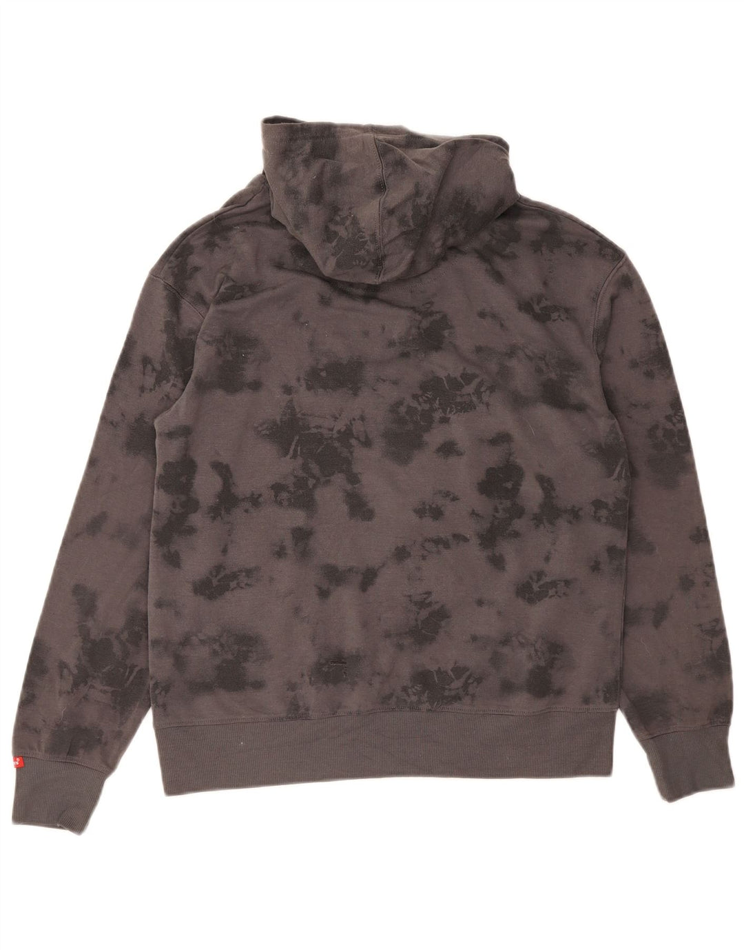 LEVI'S Boys Hoodie Jumper 13-14 Anos Cinza Tie Dye Poliéster