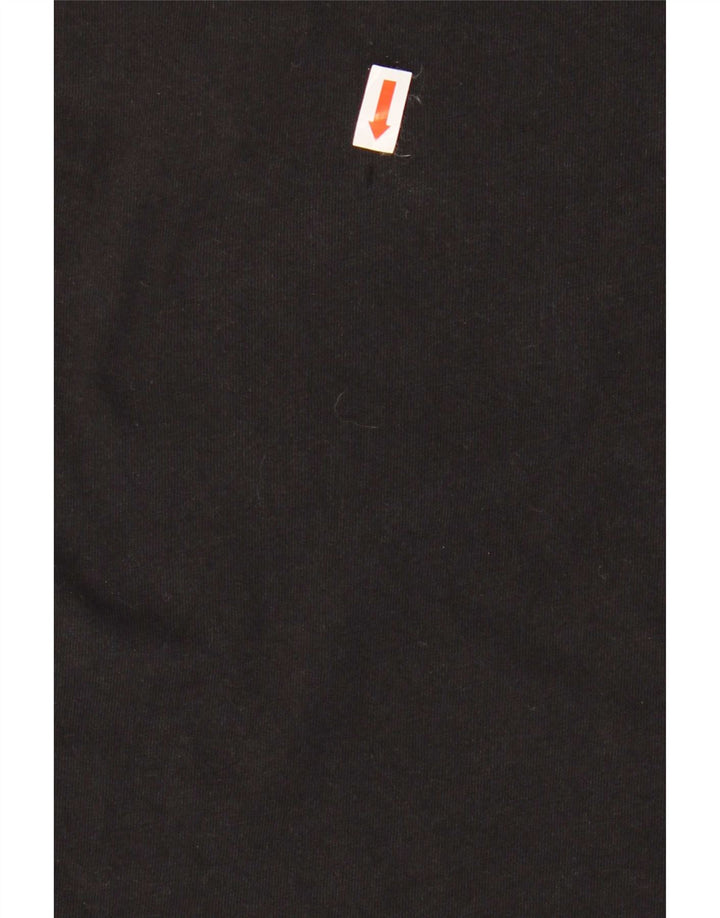 Camiseta masculina Hugo Boss Top médio algodão preto