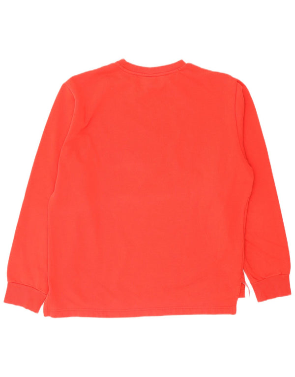 Puma Mens Graphic Moletom Jumper Médio Vermelho