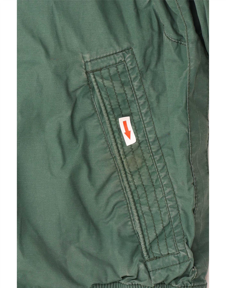 Napapijri Mens Geographic Bomber Jacket UK 36 Pequeno Verde