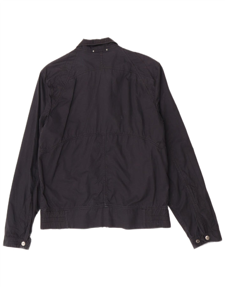 Jaqueta bomber masculina G-Star UK 38 algodão azul marinho médio