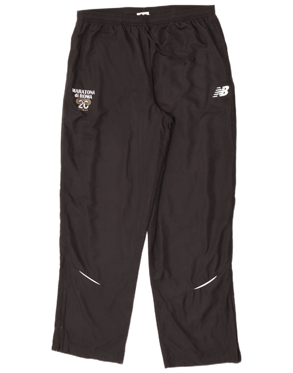 Calça de treino masculina NEW BALANCE XL preta poliéster